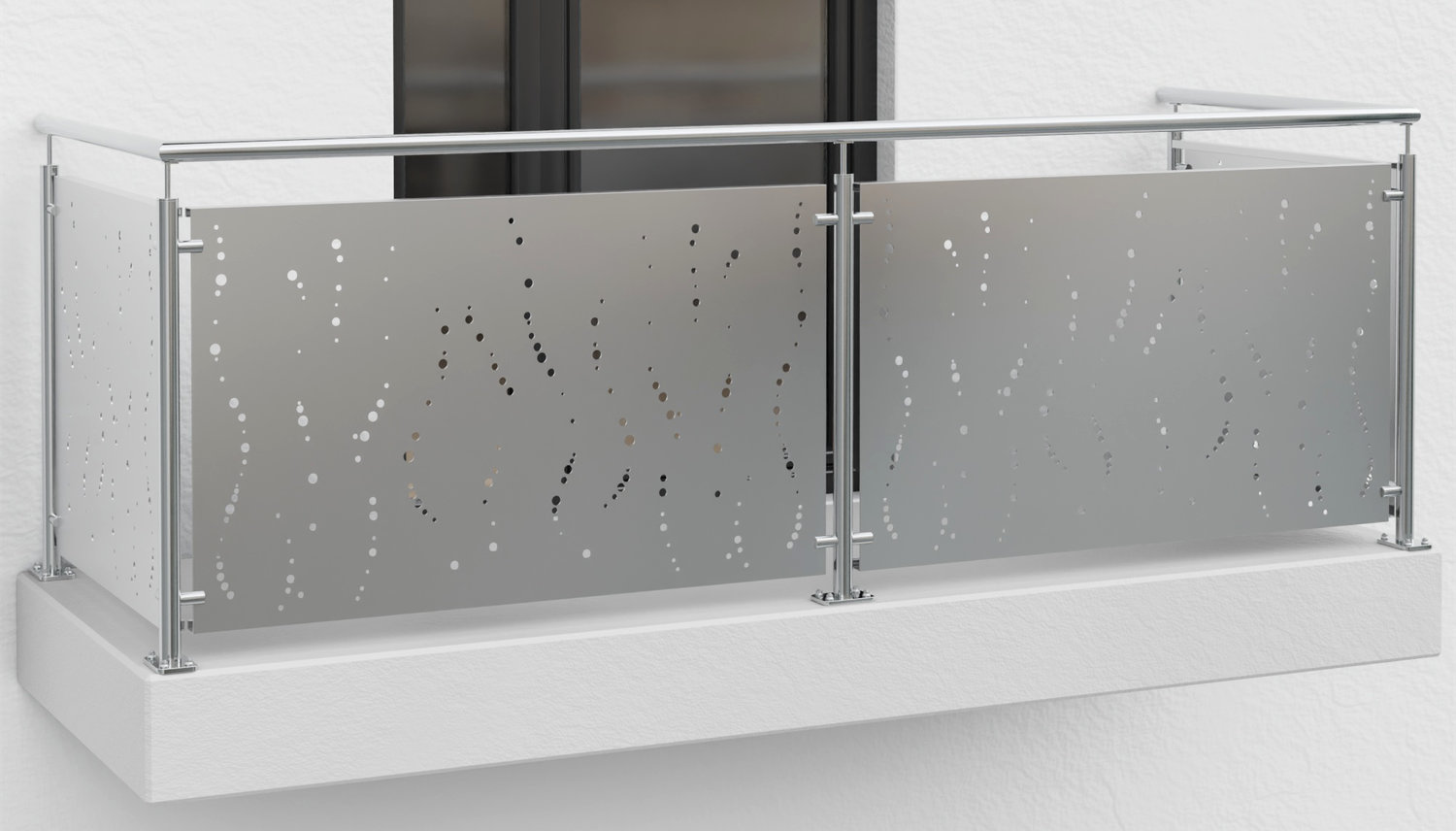 Balkonverkleidung Aluminium SB