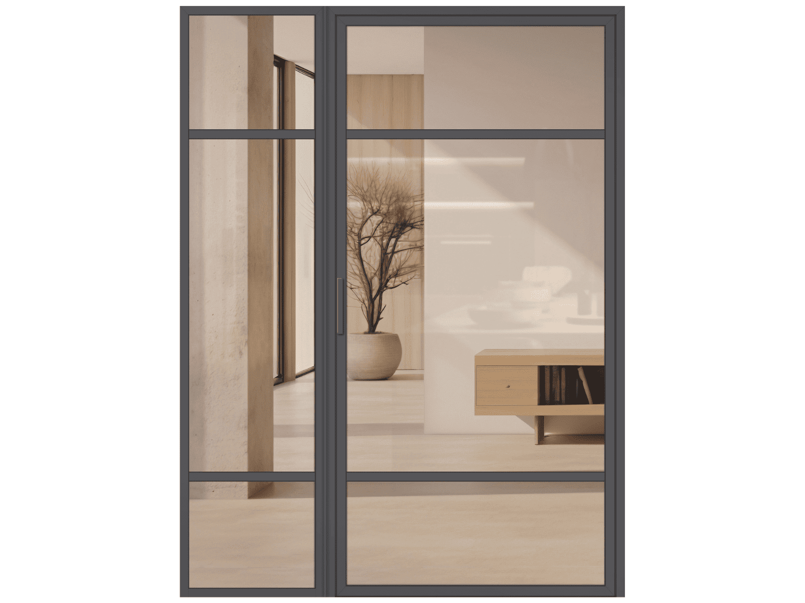 Lofttür Aluminium und Glas LOFT DE LUXE - Loft 7