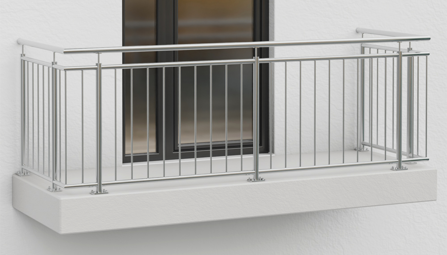 Balkongeländer Edelstahl Standard