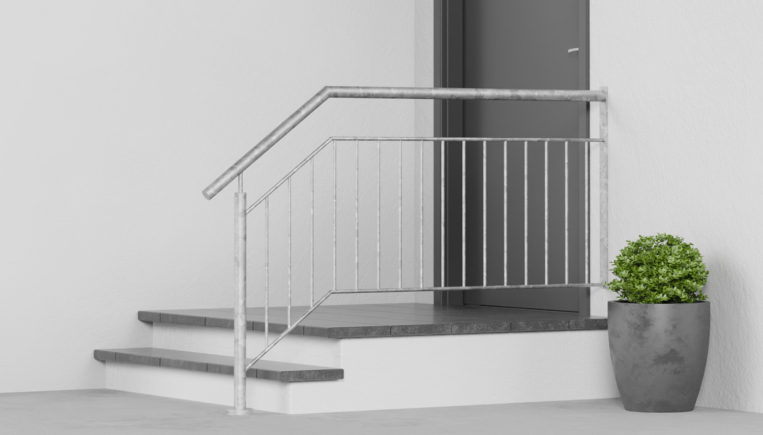 Treppengeländer verzinkt  WTS-CL Stabfüllung 