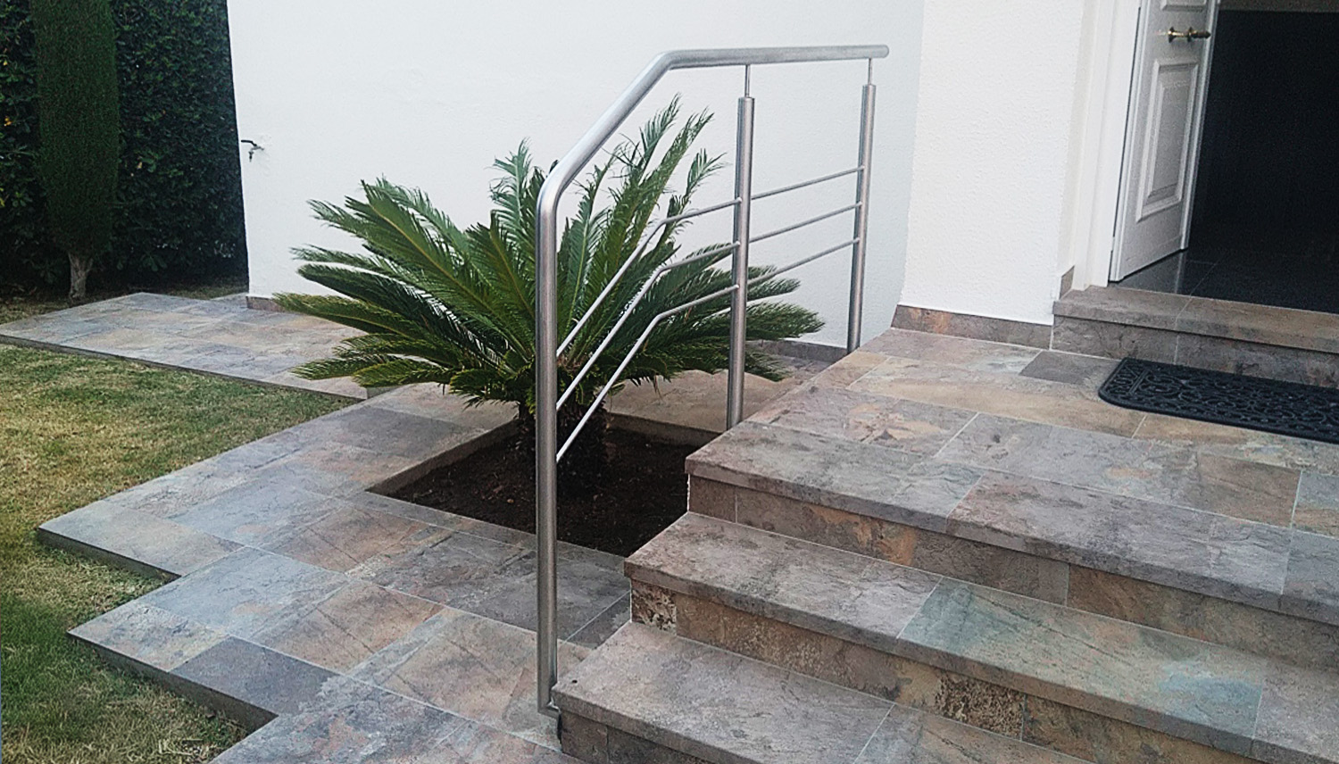 Treppengeländer Edelstahl FAS-CL 1-6 Querstreben 