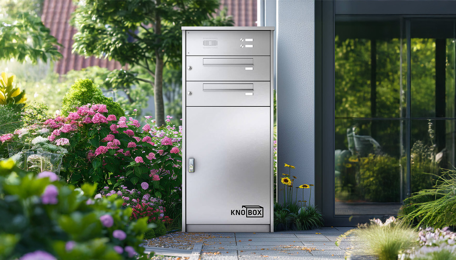 Paketbox Edelstahl Knobox 14 XL von KNOBLOCH