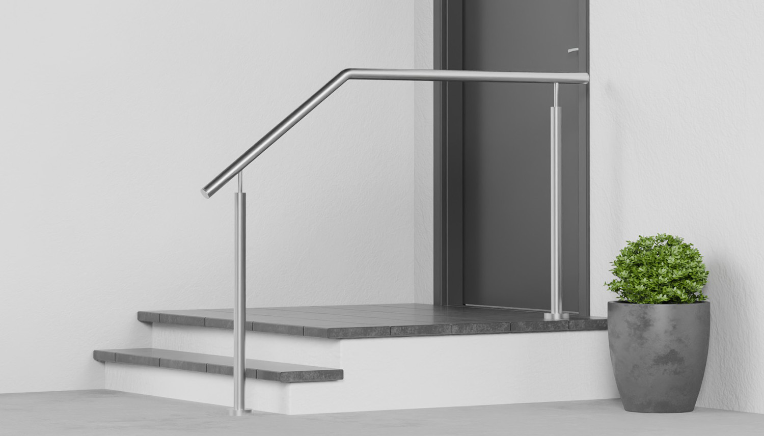 Treppenhandlauf Edelstahl FS-CL