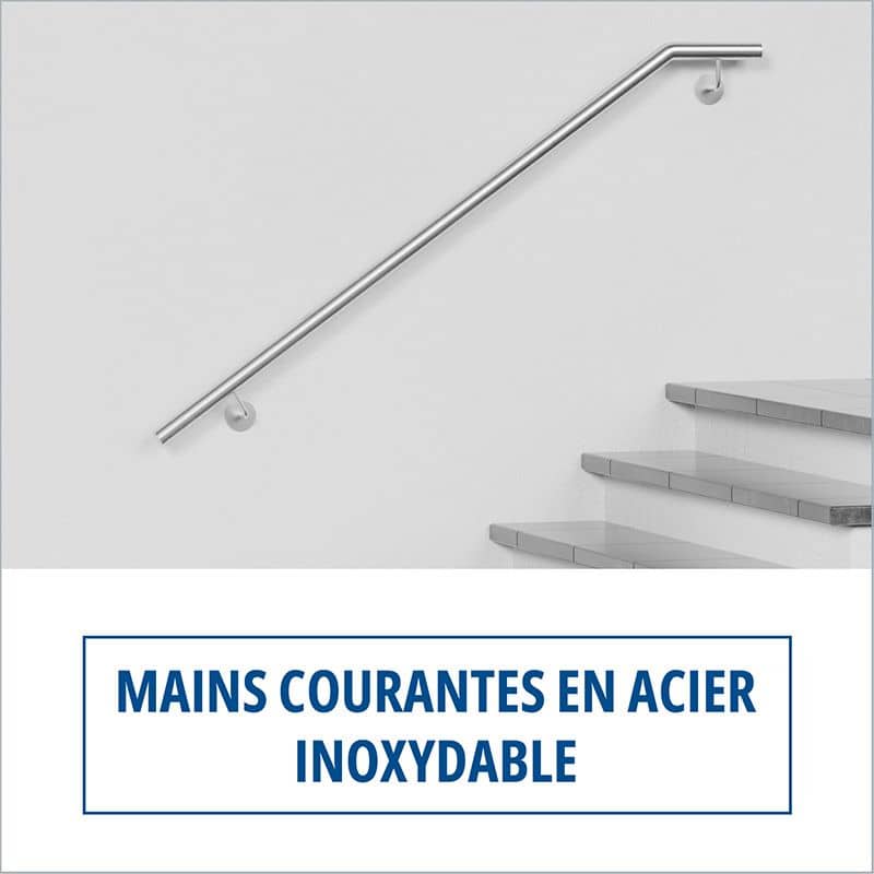Mains courantes en acier inoxydable