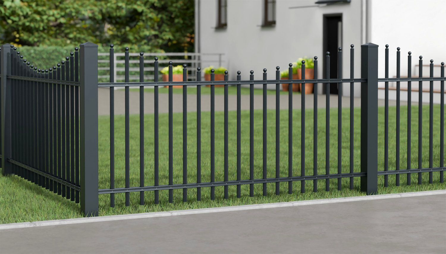 Gartenzaun Alu Palisaden Classic, UB