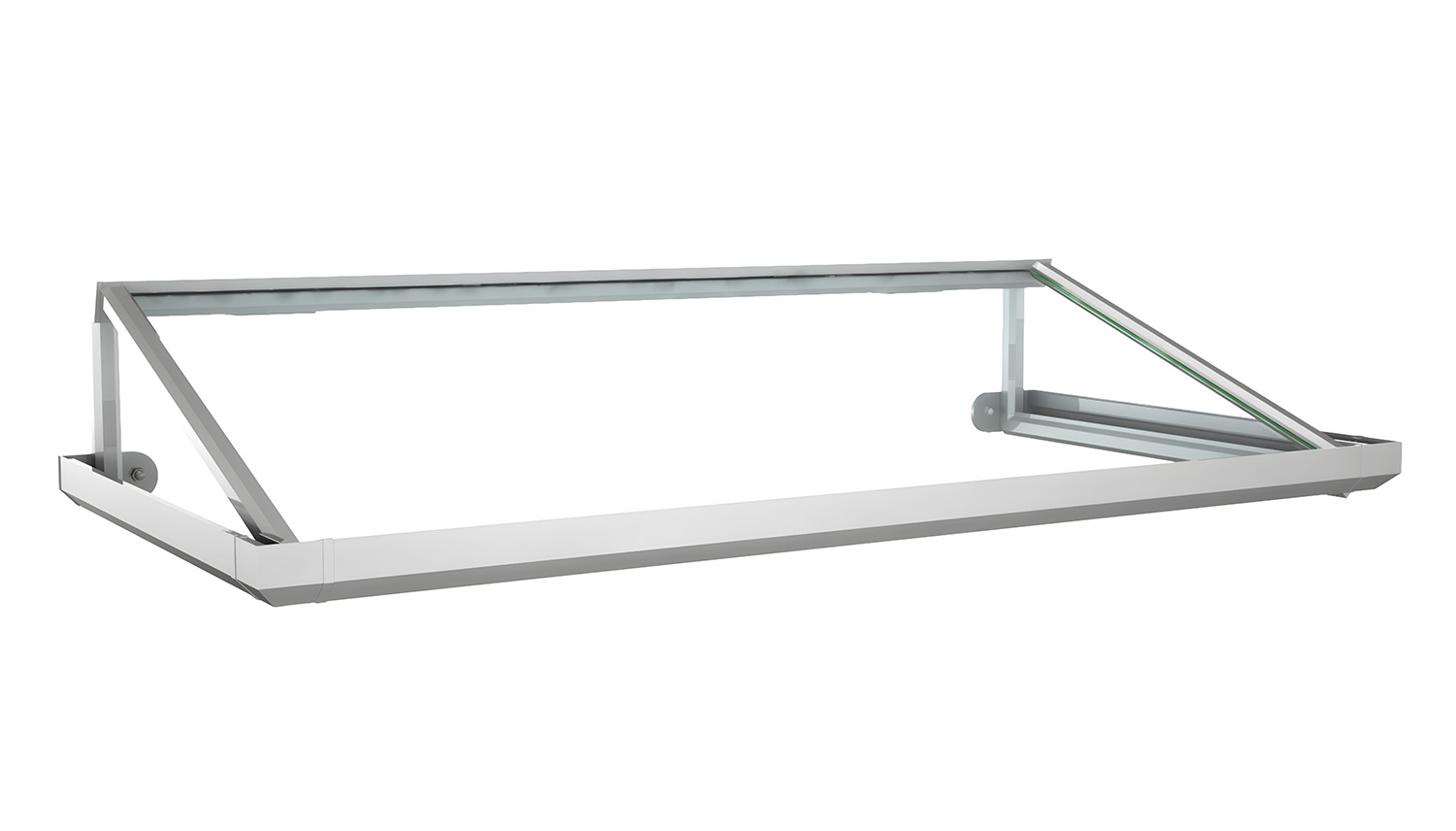 Vordach Aluminium Topas 1 Acrylglas