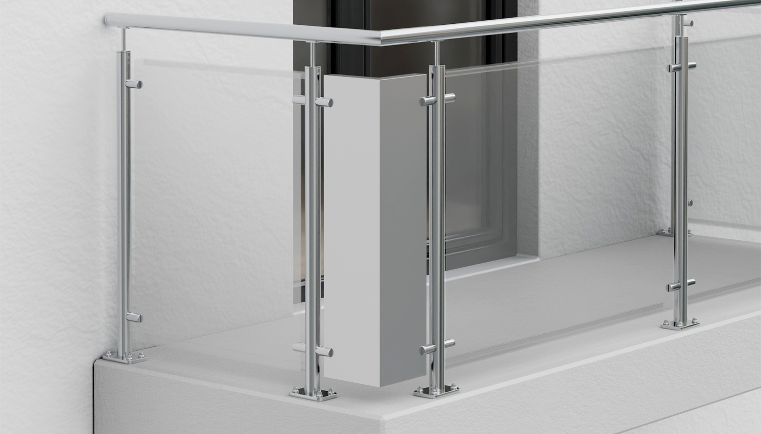 Eckelement Aluminium Vollblech