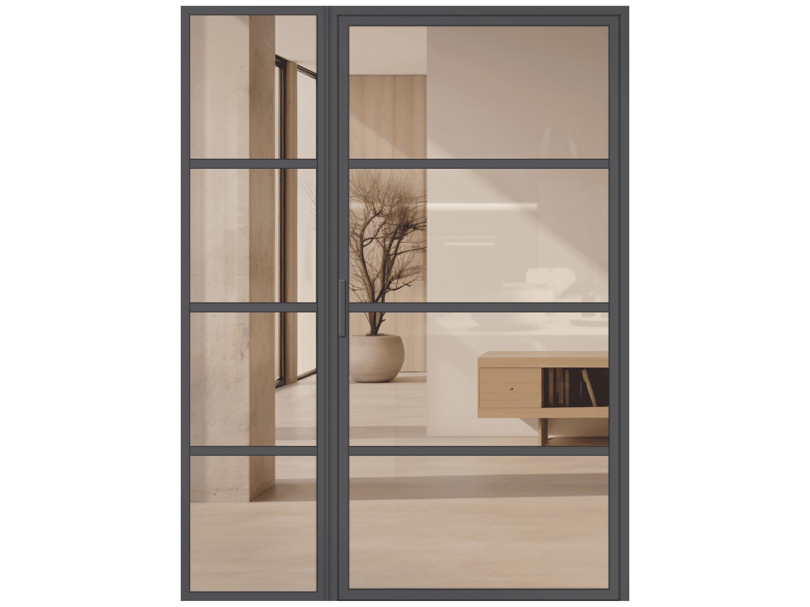 Lofttür Aluminium und Glas LOFT DE LUXE - Loft 5