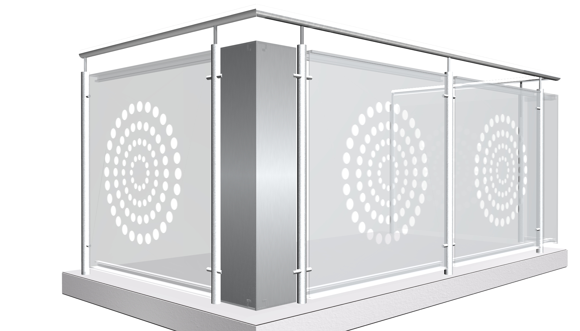 Eckelement Aluminium KR