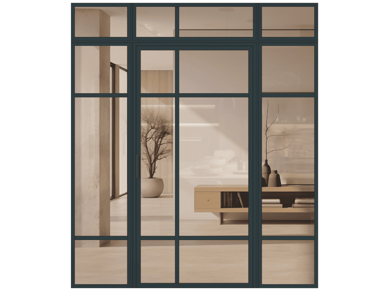 Lofttür Aluminium und Glas LOFT DE LUXE - Loft 8
