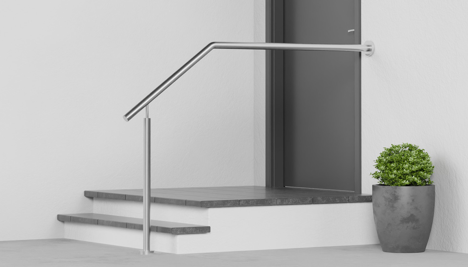 Treppenhandlauf Edelstahl SWT-CL