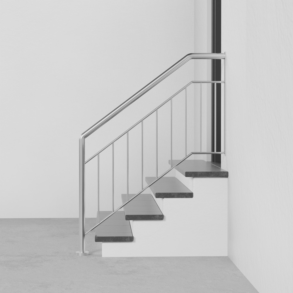 Treppengeländer Edelstahl WT Stabfüllung 