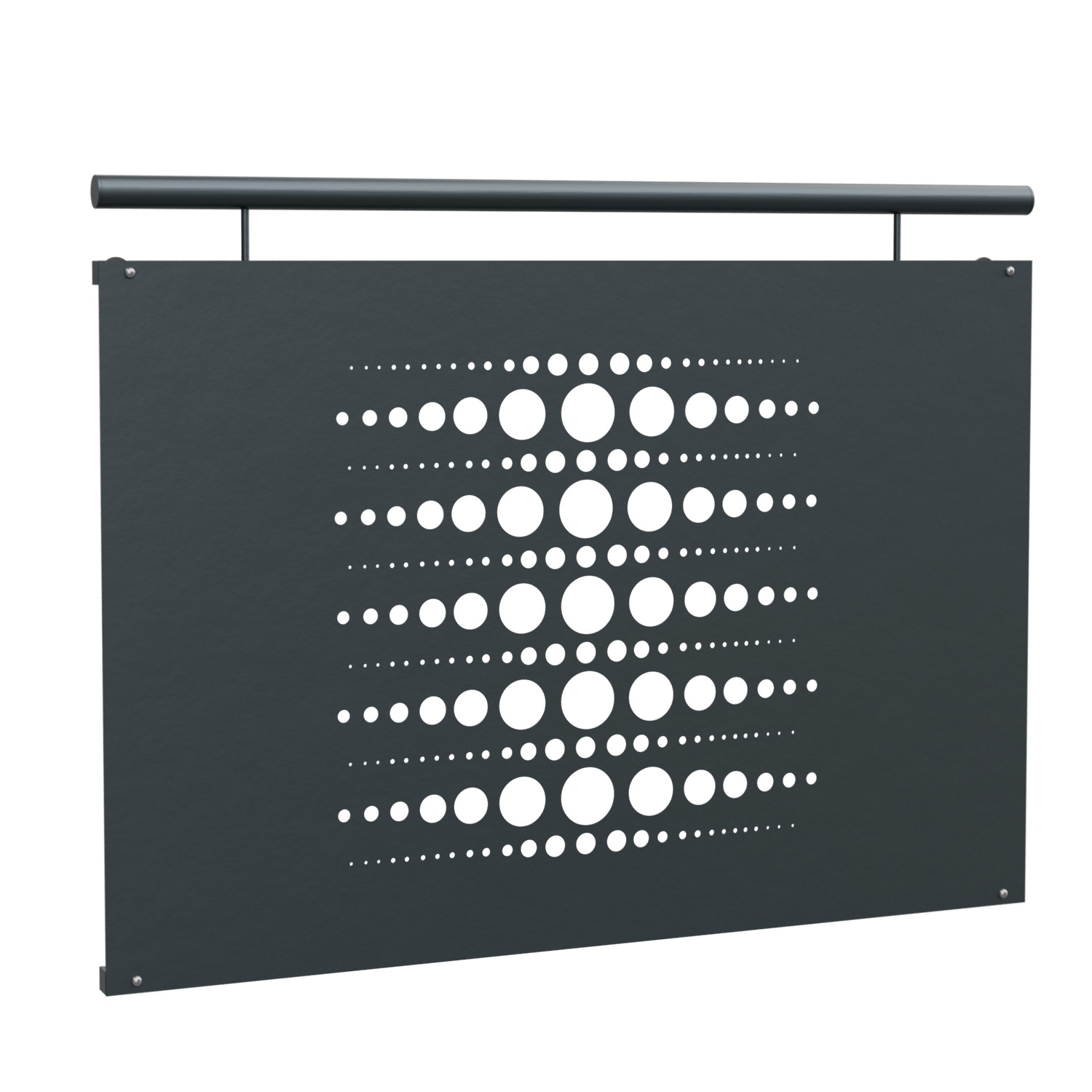 Französischer Balkon verzinkt Designblech Perlen 2