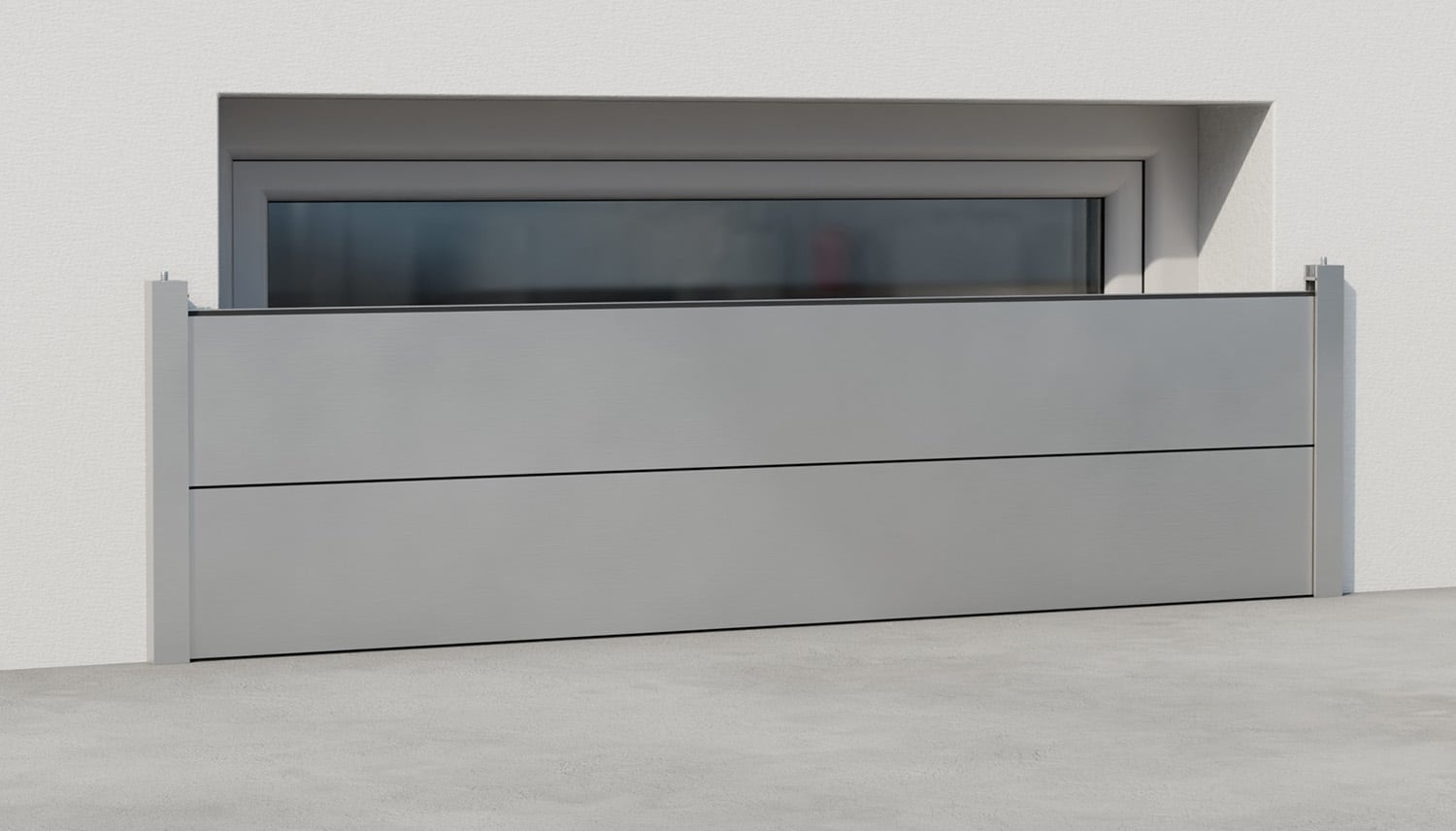 Mobiler Hochwasserschutz Aluminium für Fenster (Dammbalkensystem)