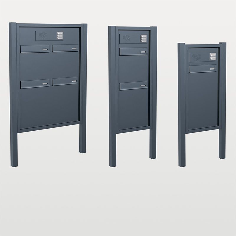Standbriefkästen Aluminium