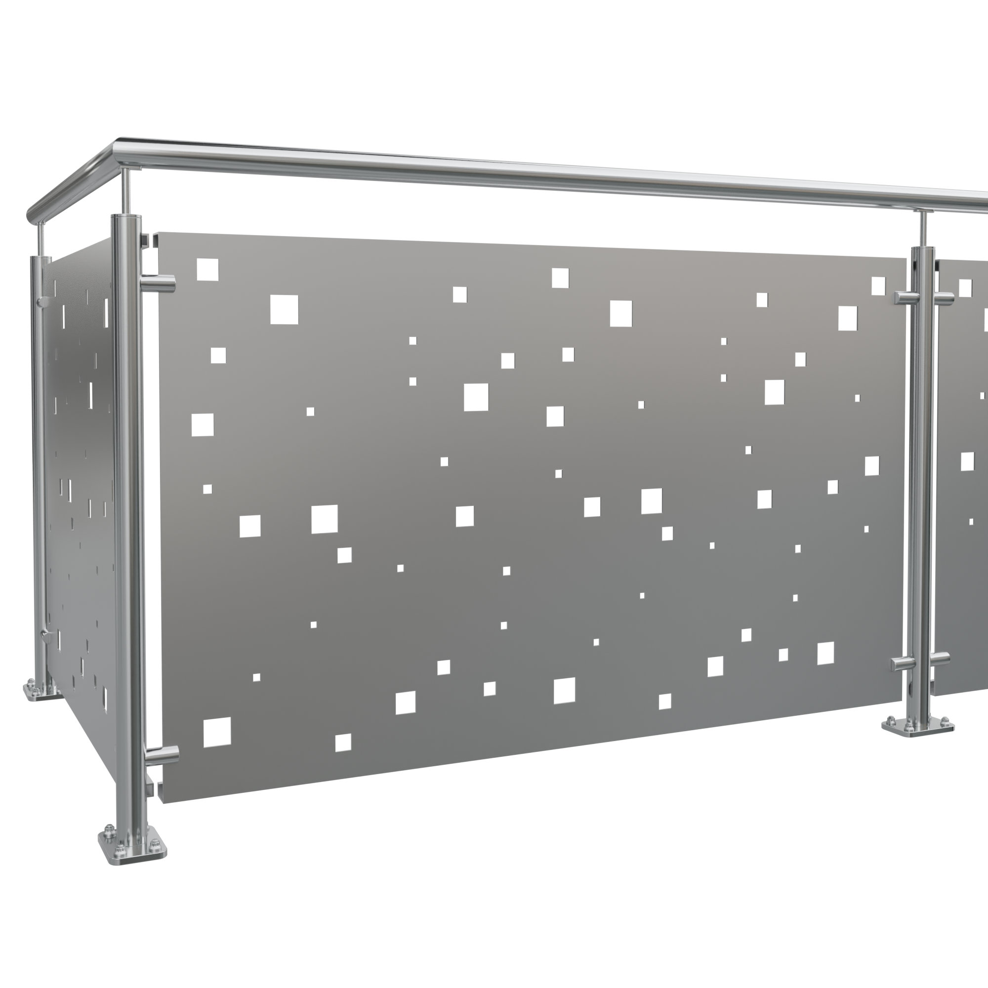Balkonverkleidung Aluminium QE