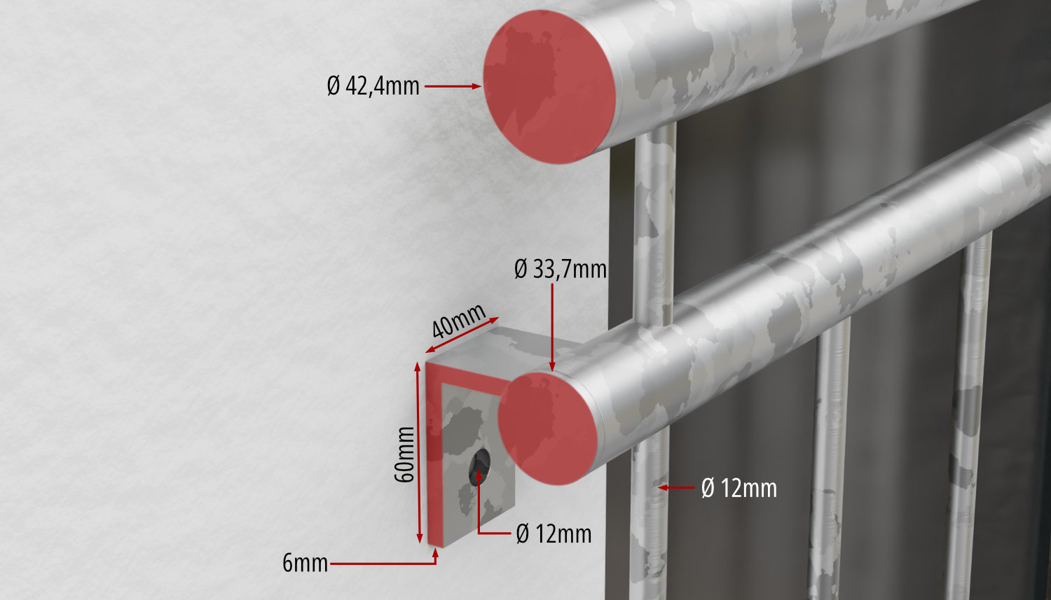 Französischer Balkon verzinkt Standard