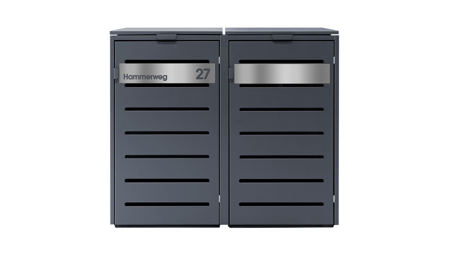 Mülltonnenbox Alu 2-türig MTB1021 240L von KNOBLOCH