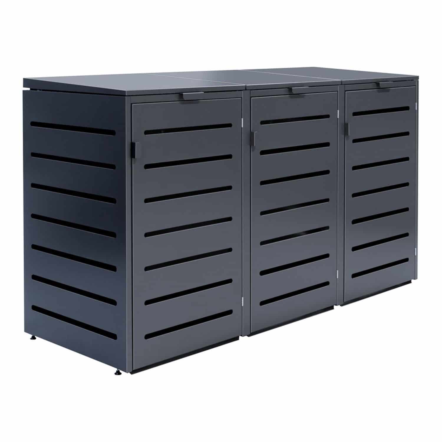 Mülltonnenbox Alu 3-türig MTB1031 240L von KNOBLOCH