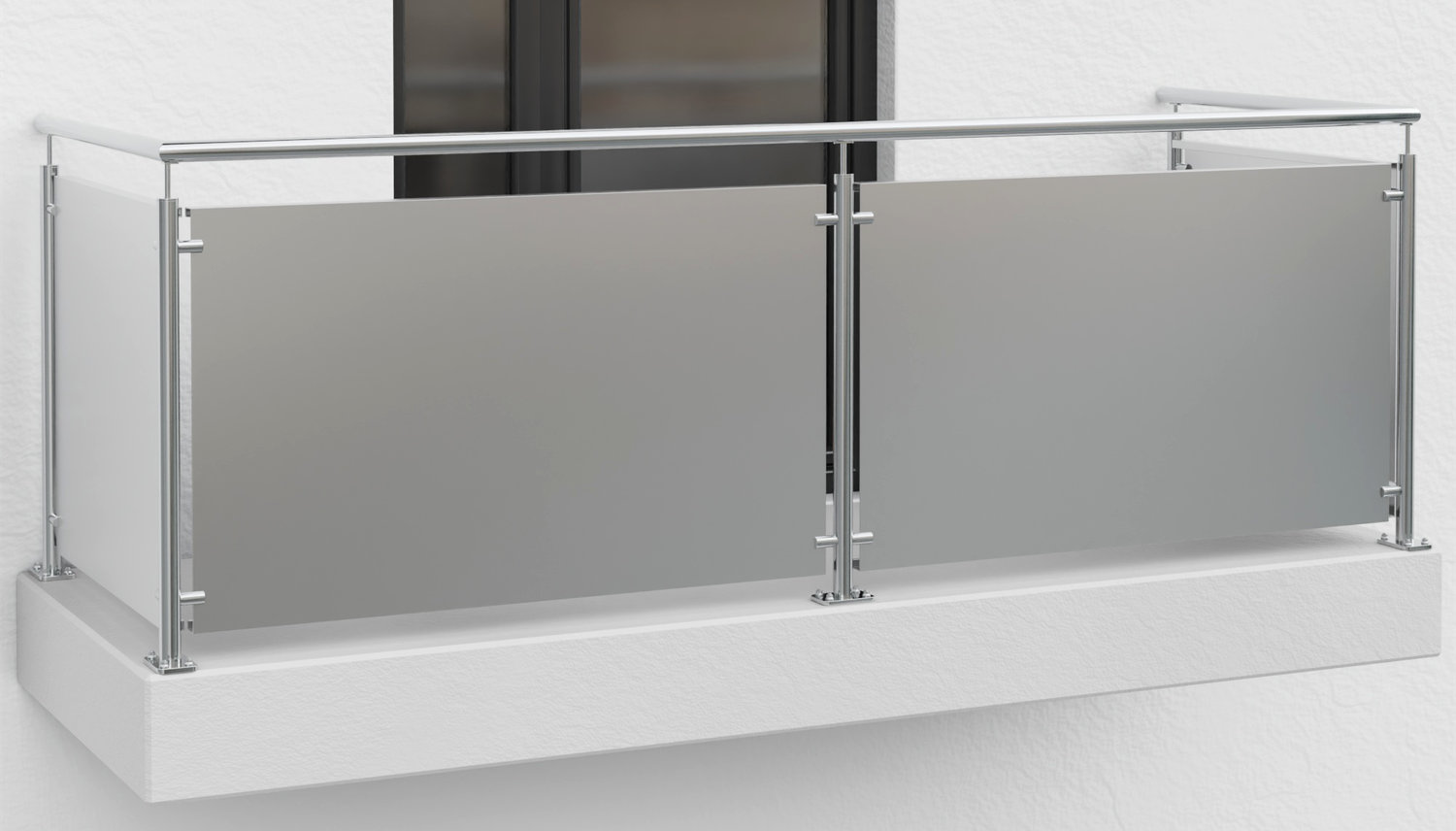 Balkonverkleidung Aluminium Vollblech