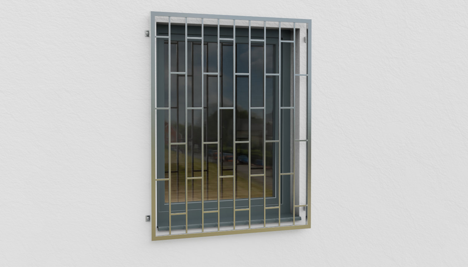 Fenstergitter Edelstahl Leiter