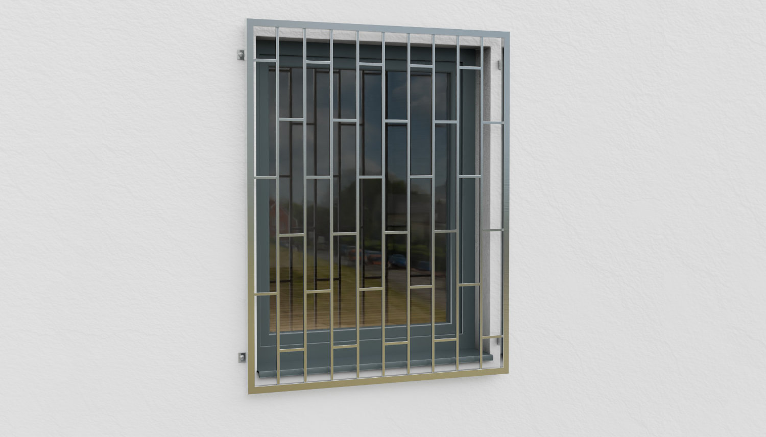 Fenstergitter Edelstahl Leiter