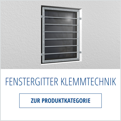 Lüftungsgitter -Fensterträger, Metall schwarz-grau, Fensterschutz, 