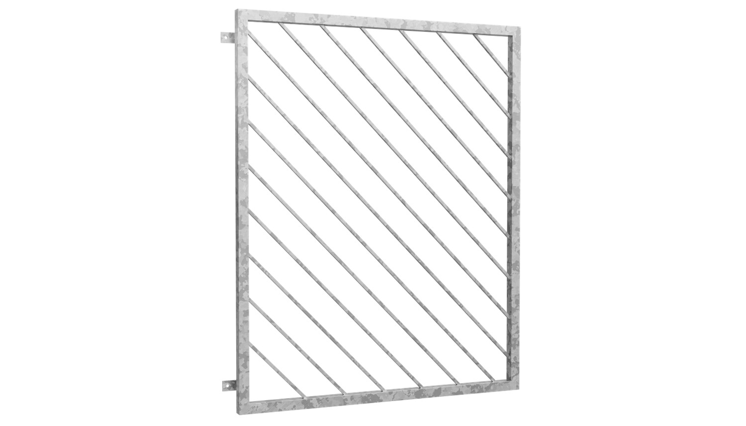 Fenstergitter verzinkt Diagonalstab 2