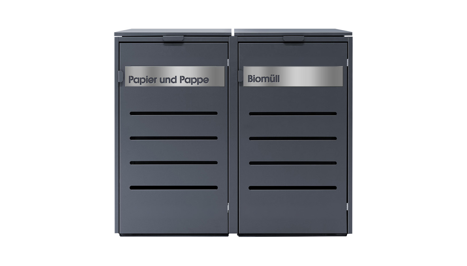 Mülltonnenbox Alu 2-türig MTB1021 240L von KNOBLOCH