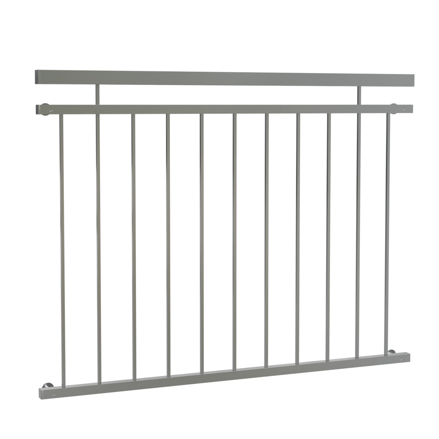 Französischer Balkon Edelstahl Vierkant