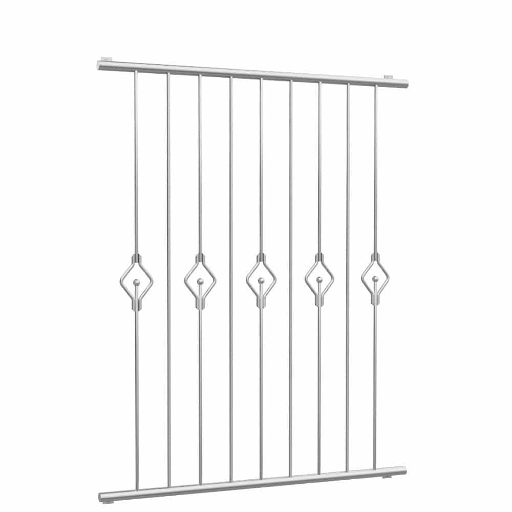 Fenstergitter Edelstahl Schweif 2