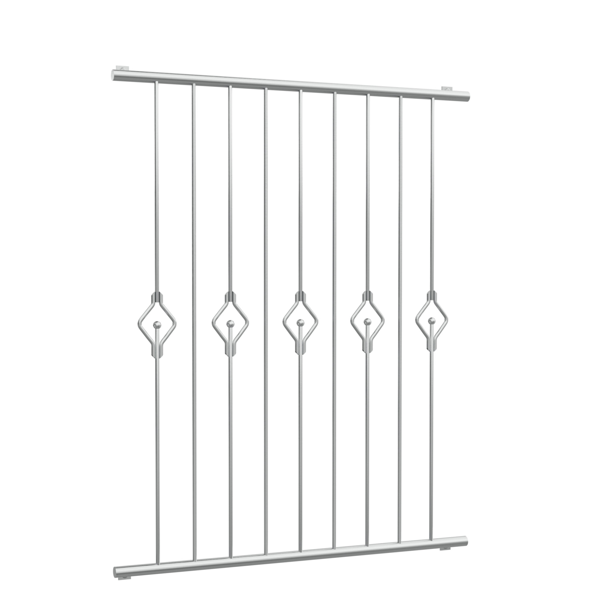 Fenstergitter Edelstahl Schweif 2