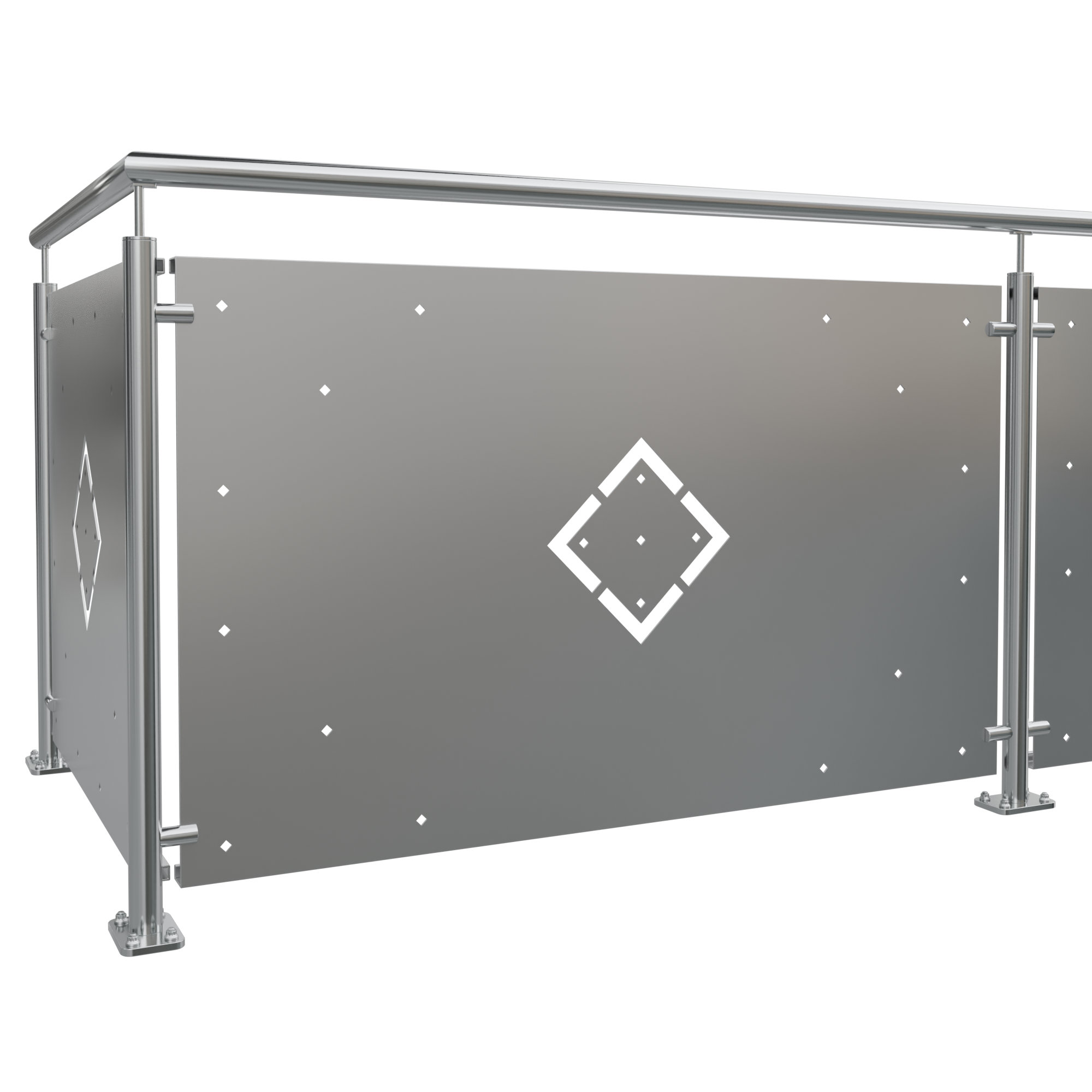 Balkonverkleidung Aluminium WÜ