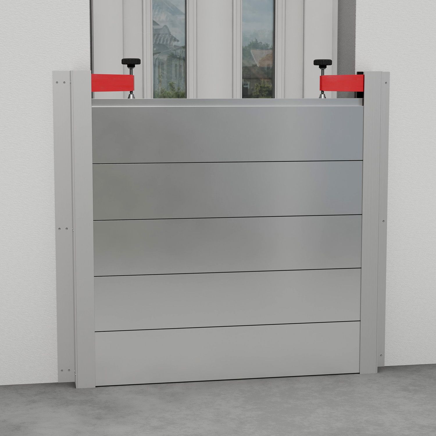 Modulares Wasserschutz-Dammbalkensystem Aluminium