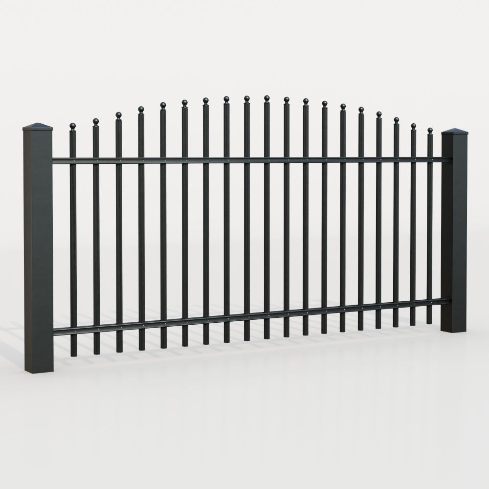 Gartenzaun Alu Palisaden Classic, OB