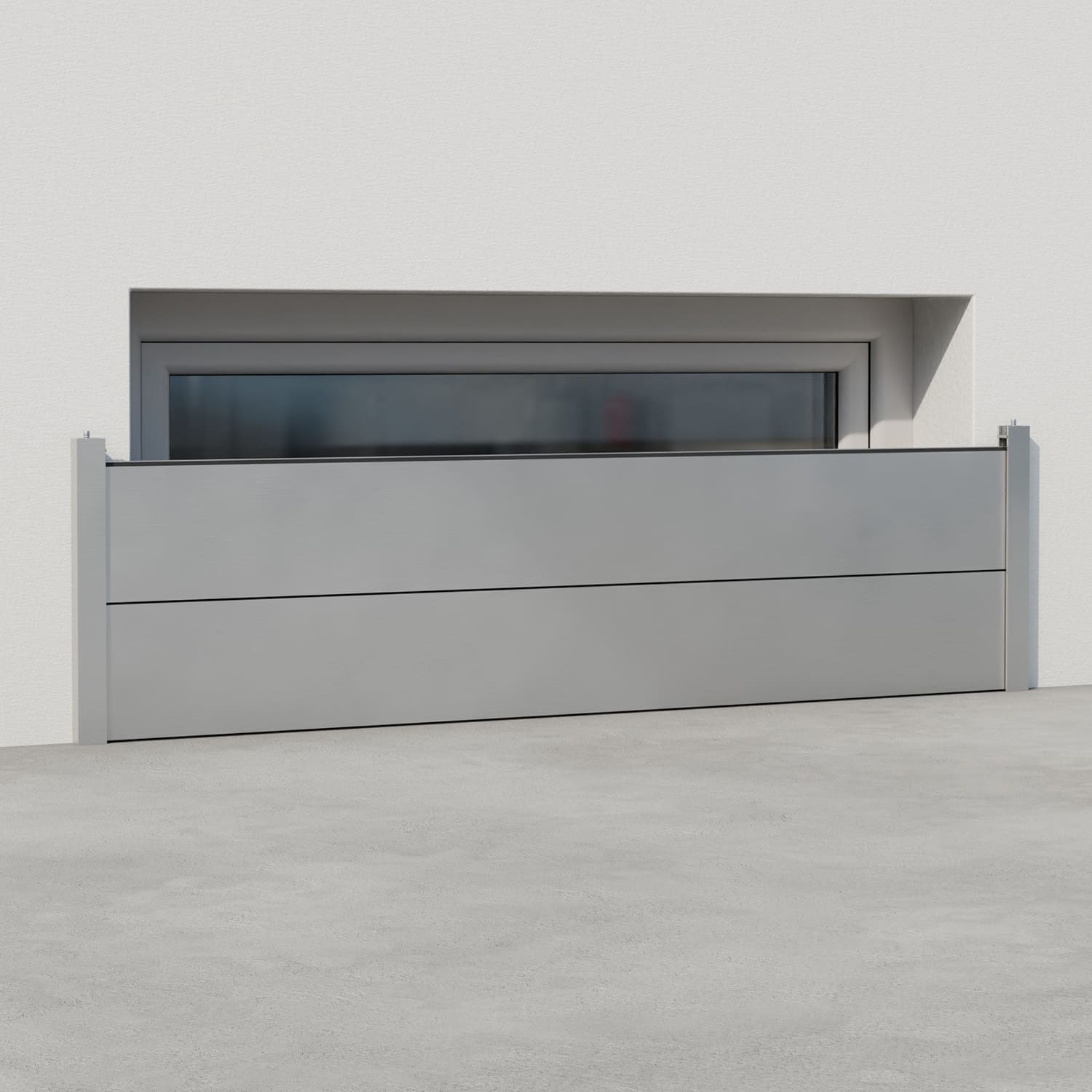 Mobiler Hochwasserschutz Aluminium für Fenster