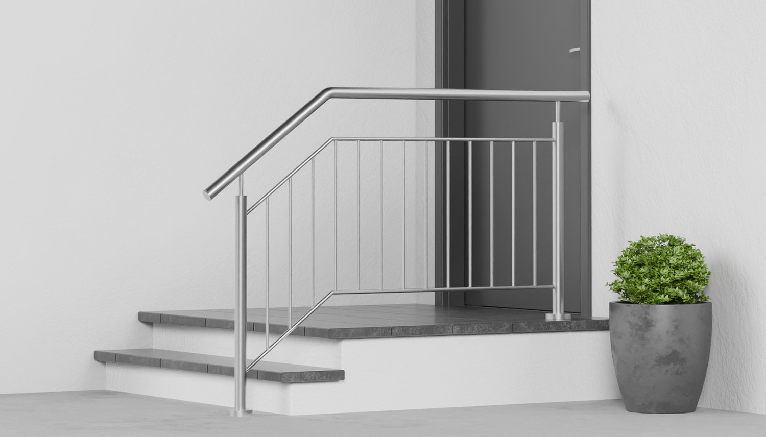 Treppengeländer Edelstahl FS-CL Stabfüllung 