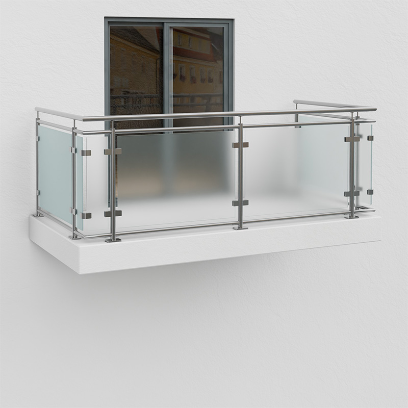 Balkongeländer Glas