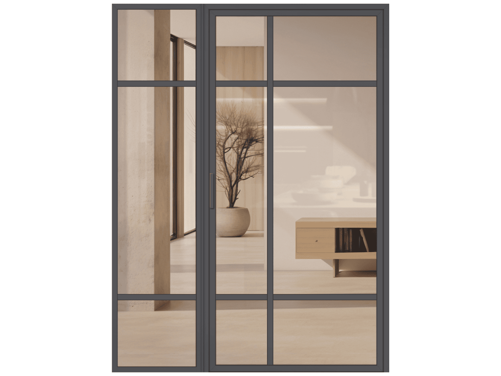 Lofttür Aluminium und Glas LOFT DE LUXE - Loft 8