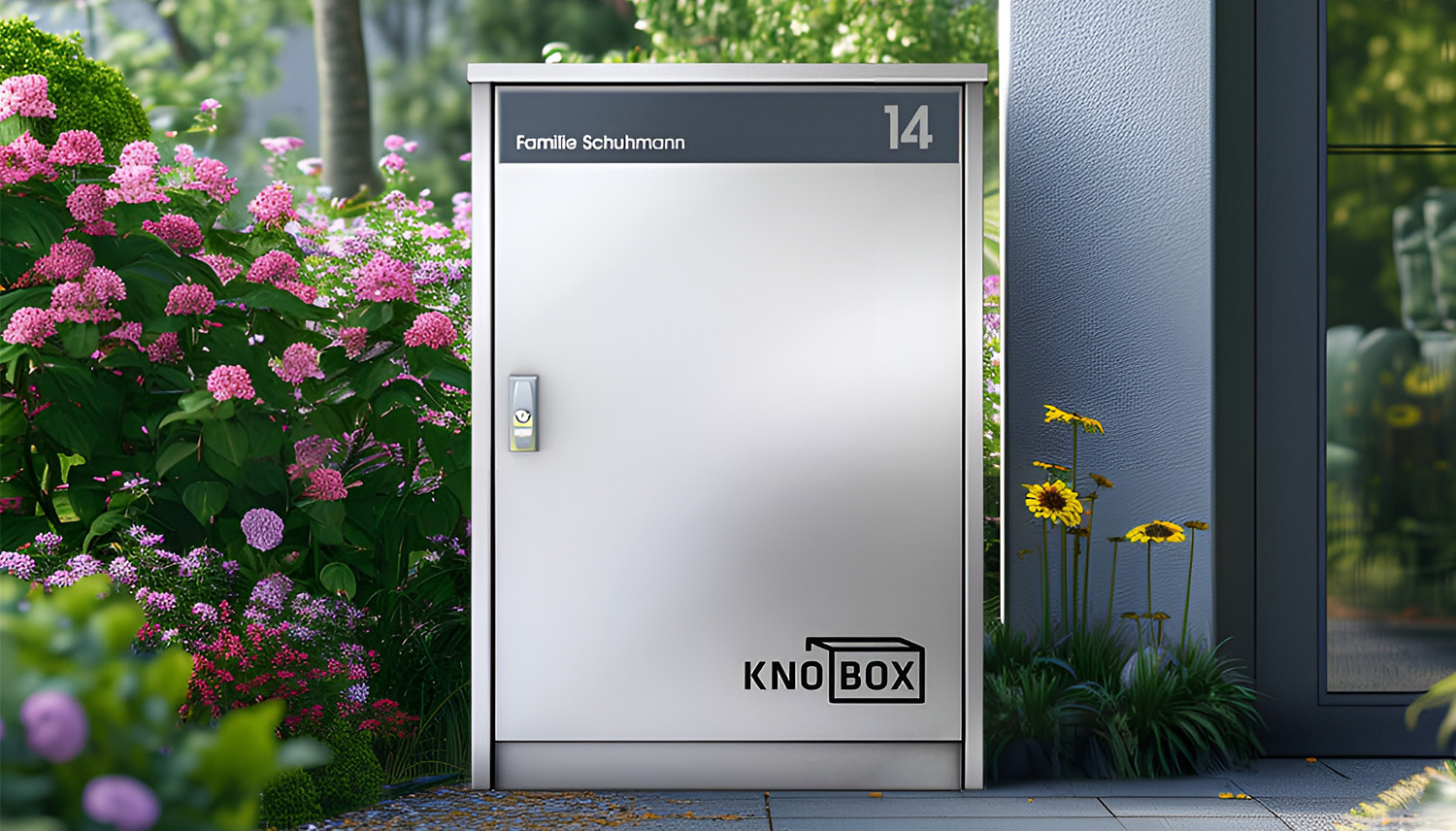 Paketbox Edelstahl Knobox 10 XL von KNOBLOCH