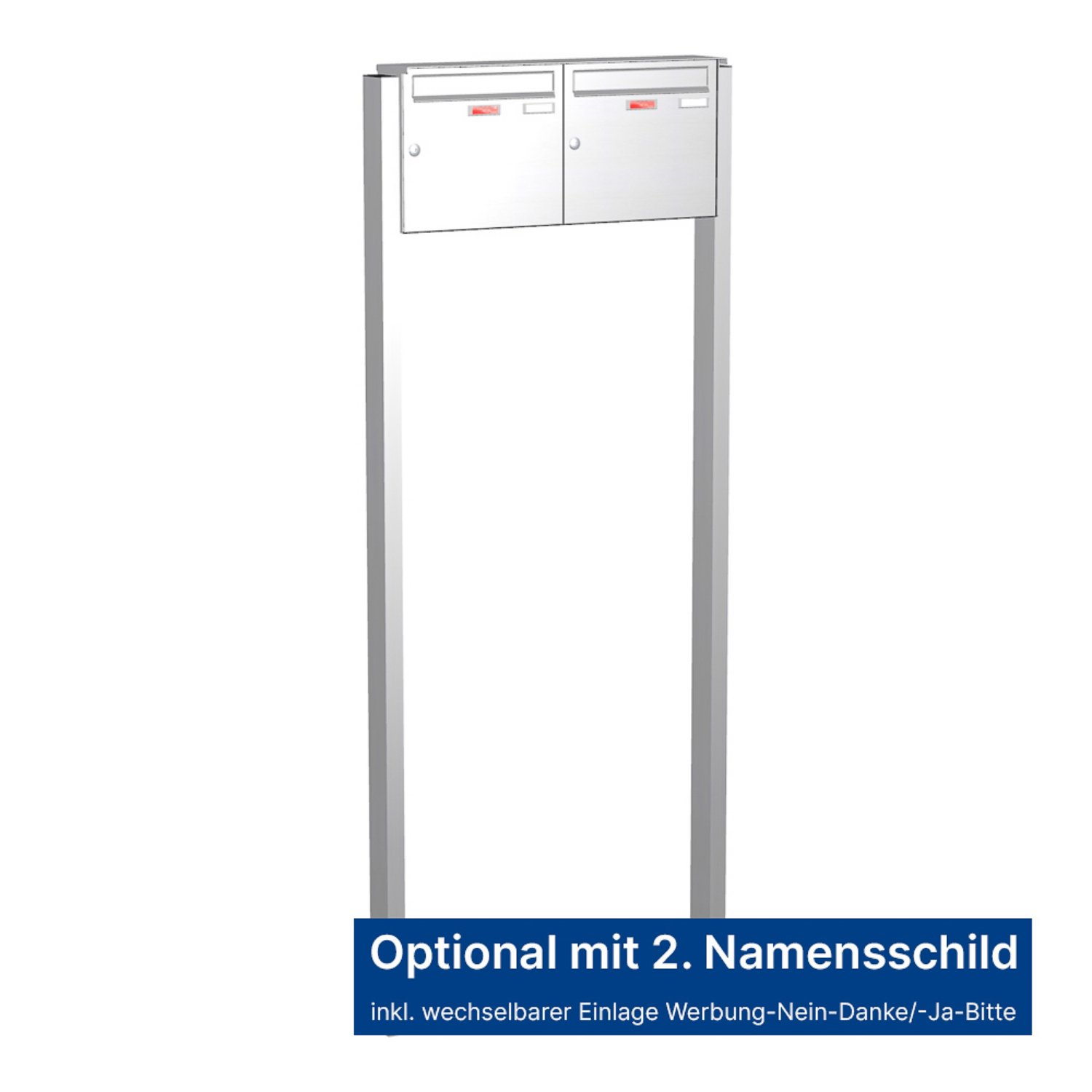 Produktbild von PROREGAL Tischascher Aus Edelstahl – 8x15,5x15,5cm, Modern, 0,5L, Für Gastronomie & Büro
