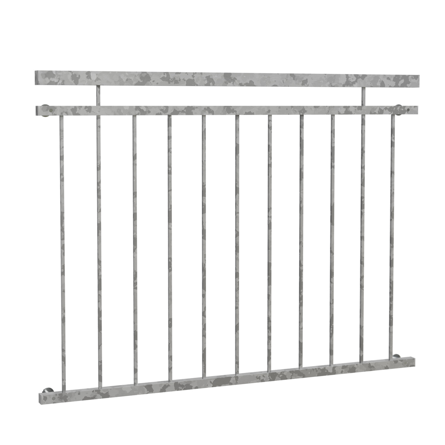 Französischer Balkon verzinkt Vierkant