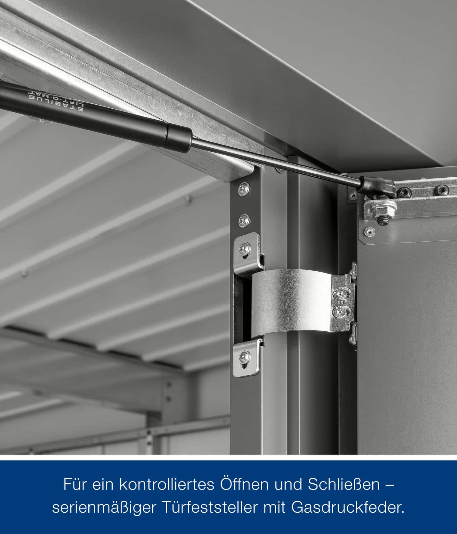 Gerätehaus Hörmann Juno Design mit Satteldach 2-flügelig