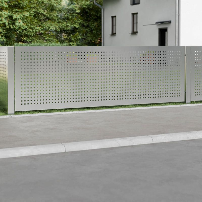 Gartenzäune Edelstahl