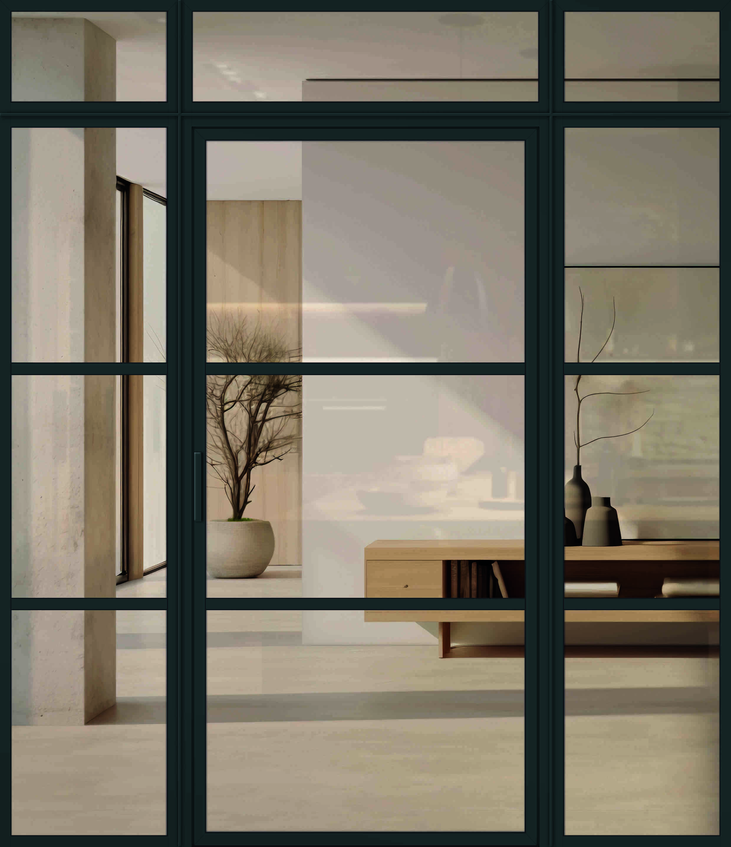 Lofttür Aluminium und Glas LOFT DE LUXE - Loft 3
