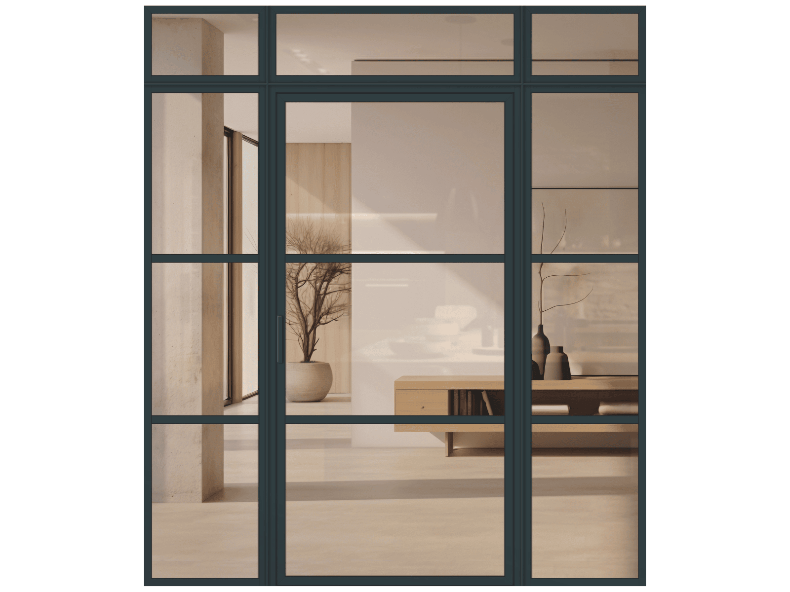 Lofttür Aluminium und Glas LOFT DE LUXE - Loft 3