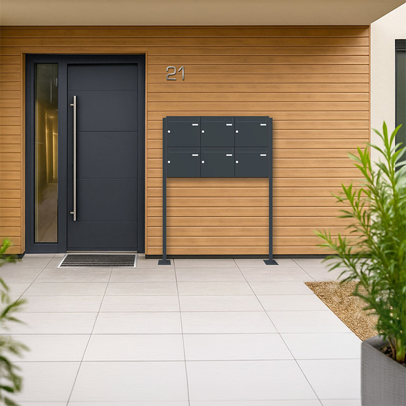 Freistehende Briefkastenanlagen