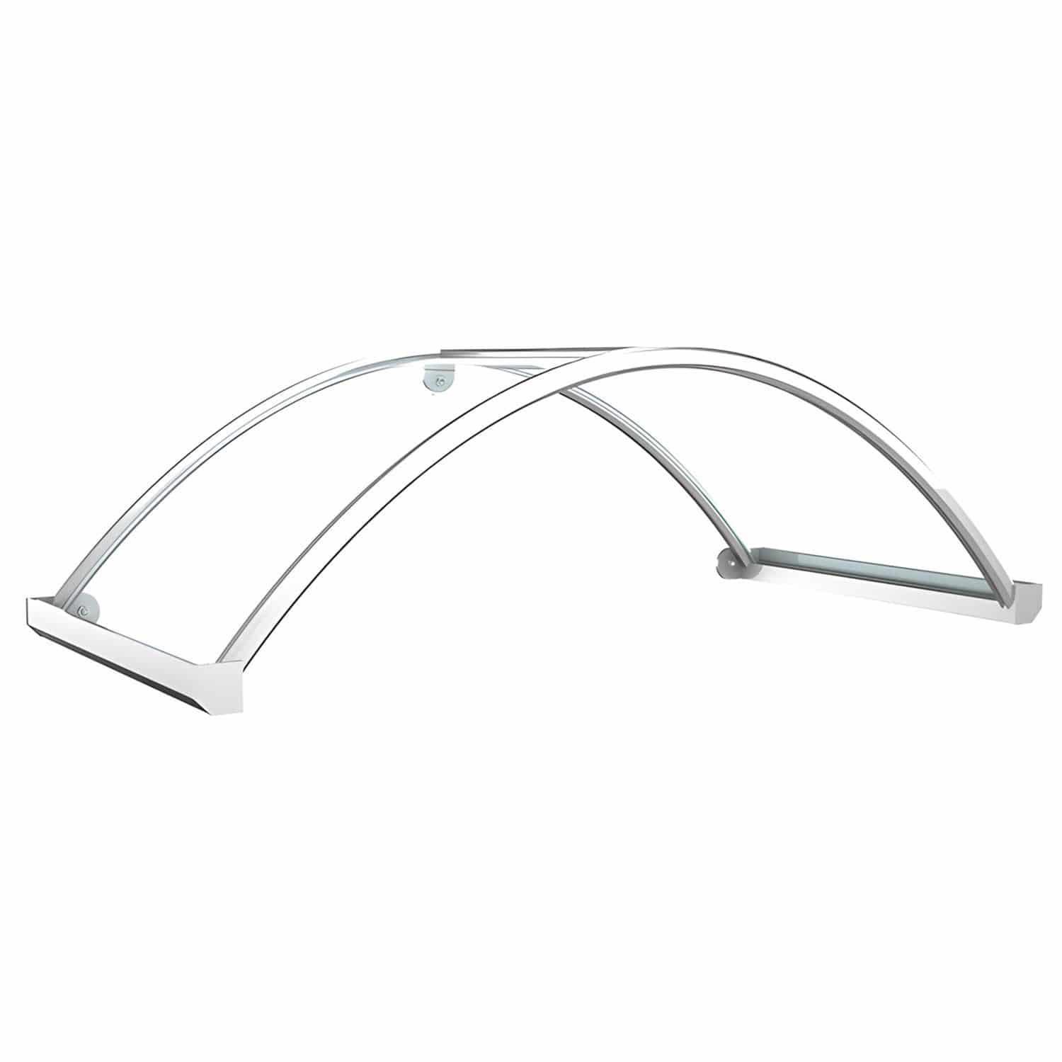 Vordach Aluminium Bernstein 1 Acrylglas