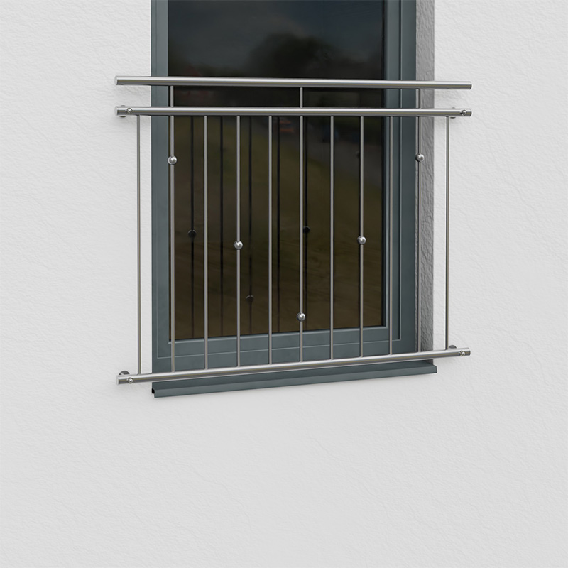 Französische Balkone Edelstahl