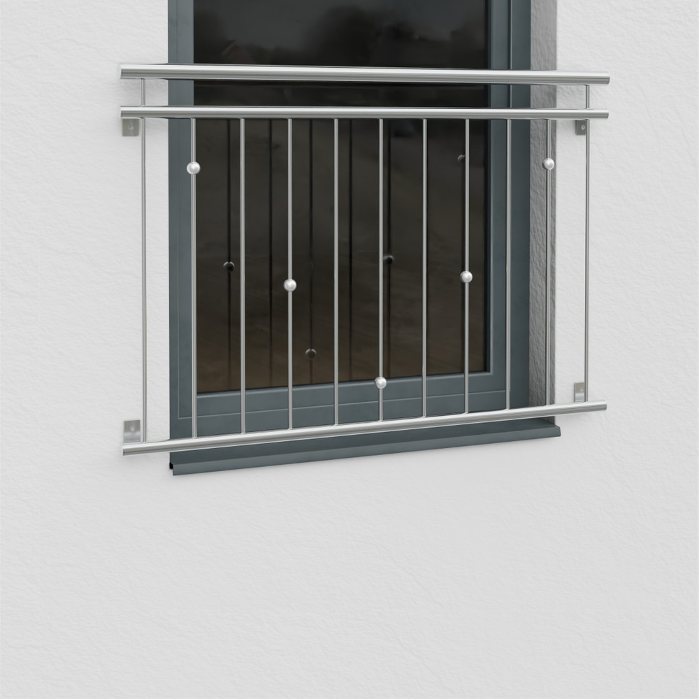 Balcons à la française en acier inoxydable